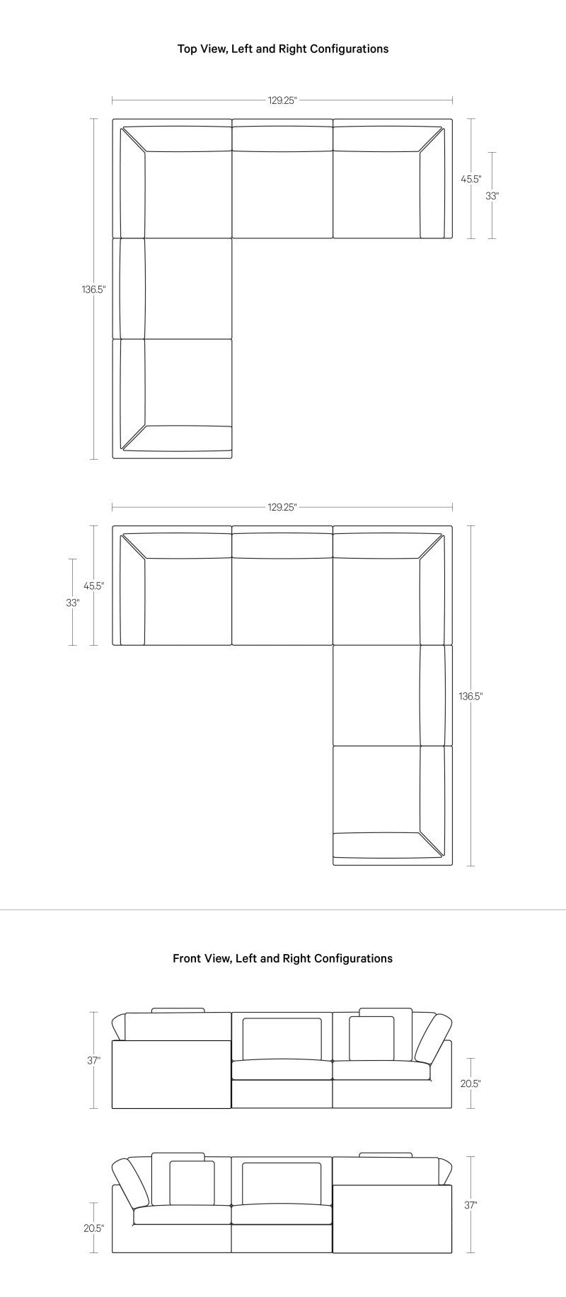 5Piece Closed Sundays Get Together Web Dimensions specs